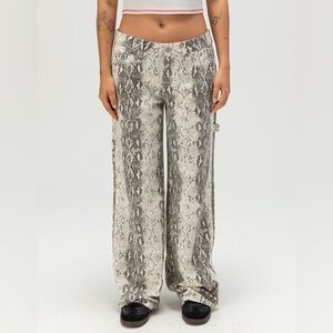 🌴RSQ Monochrome Snakeskin Pants